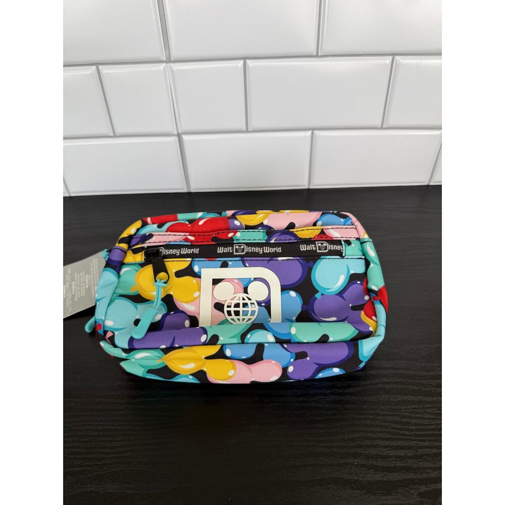 Walt Disney World Mickey Mouse Balloon Pattern Belt Bag NWT